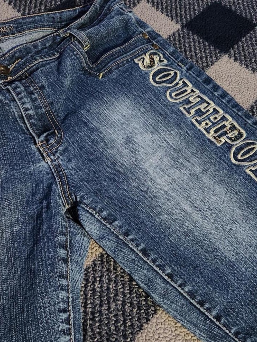 Y2k mcbling southpole jorts